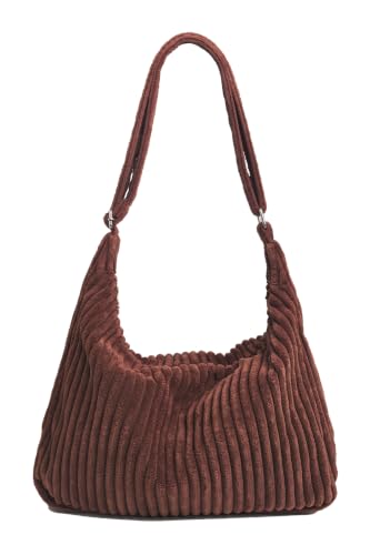 Bolso Hobo de Pana para Mujer Ulisty con Correa Ajustable miniatura 1