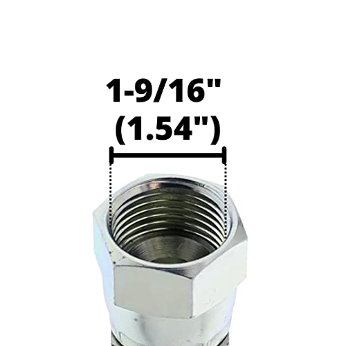 Image of (10-Pack) FJX-20-20 | 1-1 /4 inch Hose x 1-1 /4 inch JIC 37 Female Hydraulic Hose End Swivel Crimp Fitting
