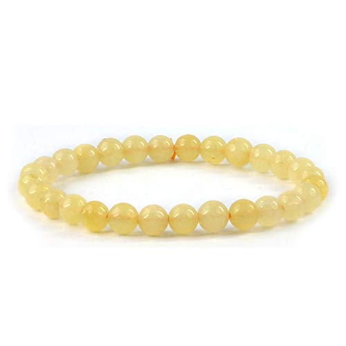 Image of Reiki Crystal Products Natural Crystal Stone Bracelet 6 mm Round Beads for Men & Women | Gemstone Jewellery Bracelet | Reiki Charged | Multiple Stone Variants Available