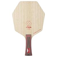 Stiga Erwachsene (Unisex) Clipper Cybershape Tischtennisholz, Braun, Master
