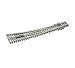 Peco N Scale Code 80 Insulfrog Double Curved Right-Hand Turnout