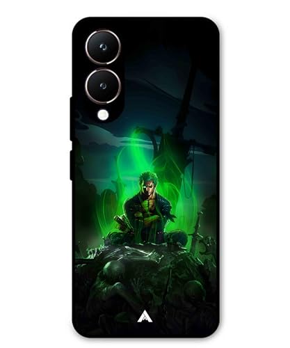 Image of Premium Anime 1 Case for Vivo Y28 (Glossy Finish) Soft-Touch Metal TPU Back Cover, Shockproof, Designer, Aesthetic Mobile Phone Case