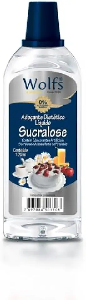 Adoçante Sucralose Dietético 100ml Wolfs