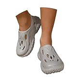 Clogs & Pantoletten Für Herren Damen Leicht Hausschuhe mit Rutschfester Sohle Gartenclogs Küchenschuhe Unisex Weiche Gartenschuhe Garten Sommer Sandalen Strand Schuhe Badelatschen
