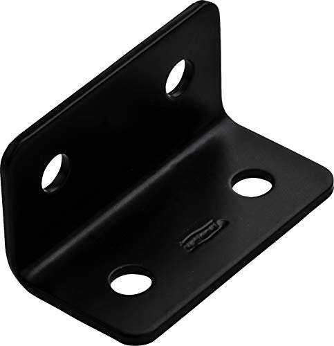 National Hardware N351-483 1212BC Corner Brace in Black finish