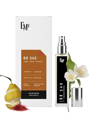 Image of EM5 BR 540 Unisex Perfume | Woody Warm Spicy Fragrance | Eau de Parfum Spray for Men & Women | Luxury Gift for Him /Her | 15 ml