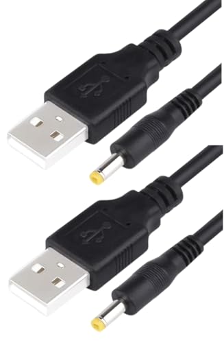 Ampia applicazione: il cavo di alimentazione con spina USB 2.0 A maschio a DC 4,0mm x 1,7mm maschio è compatibile con una varietà di dispositivi a bassa potenza da 5V, tra cui luci USB, router, ventole USB, altoparlanti e altro ancora.