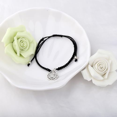 MAOFAED Wee Wish Fae Scotland Wish Bracelet Scottish Brogue Gift Thistle Jewelry Scottish Jewellery4