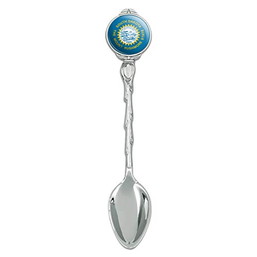 South Dakota State Flag Novelty Collectible Demitasse Tea Coffee Spoon