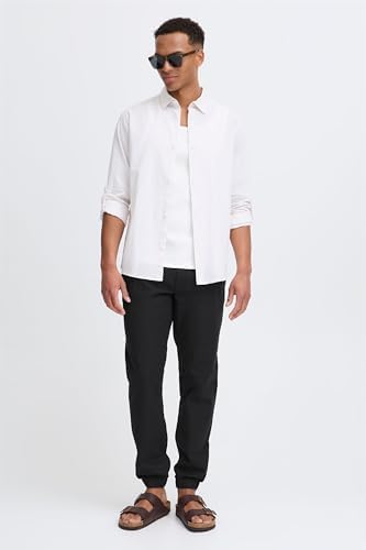 3. Bild von Blend BHLennik Herren Leinenhose Lange Stoffhose Hose mit Kordelzug Eingrifftaschen Leinenmix Regular fit L