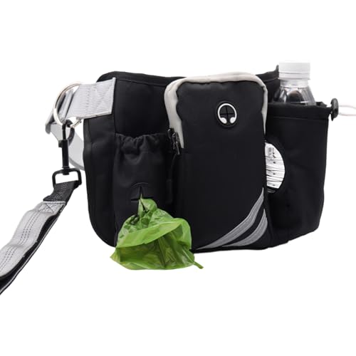Hunde Laufgürtel | Atmungsaktiv Und Anpassbar - Trainingsbeutel Für Belohnungsbonbons - Geeignet Für Laufen Wandern Fitnessstudio Urlaub Und Sport