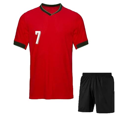Image of Sports Soccer Home Away Kids Boys Barce Lamine Yamal Football Jersey Boys Set T-Shirt and Shorts