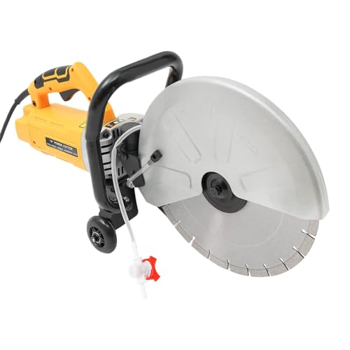 Betonsäge Elektrische 3000w, Betonschneider mit 350mm Sägeblatt Steinsäge Betontrennschneider 220V 4200rpm Staubfreies Schneiden Nass-Trockenbetonsäge mit Wasserpumpe