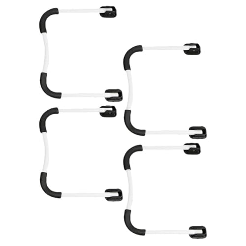 Toddmomy 2 Juegos Patas DIY y para y Fáciles de Mantener Proyectos de Metal Plegables Resistentes Blancos para Muebles en Forma Ideales para Proyectos DIY y Escritorios Blancos Escritorios