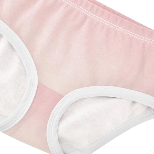 Joisal Toddler Girls Underwear 2t Cotton Panties for Girl Bright Underpants Briefs Ombre Light Pink Gradient4