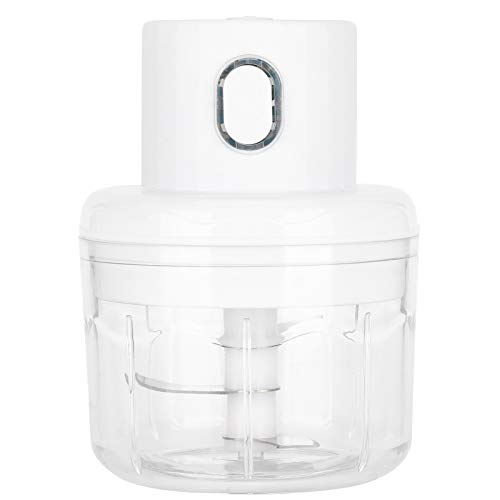 Hocheffizienter Fleischwolf aus ABS und Edelstahl Elektrischer Knoblauchhacker Praktisch Praktisch Robustes und langlebiges Hotel für die