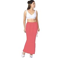 dermawear Women Blended Fabric Saree Shapewear Petticoat (Neon Pink; X-Large)