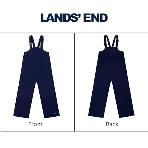 Image of Lands' End Boys Squall Waterproof Iron Knee Bib Snow Pants
