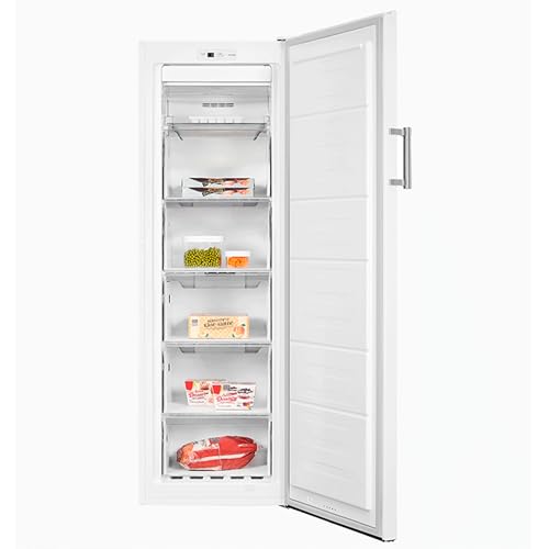 Exquisit® Congelador Vertical 194L, Color Blanco, Clase D, Tecnología No-Frost, Congelación Rápida, Alarma de Puerta, Puerta Reversible, 5 Cajones, Medidas (169,1 x 56,0 x 56,5 cm) - imagen 4