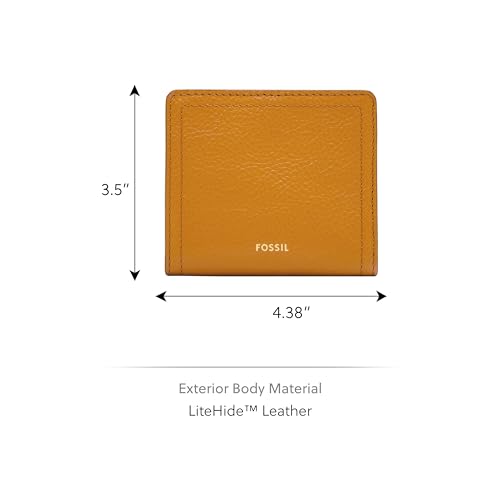 Image of Fossil Women's Logan RFID-Blocking Leather Mini Multifunction Bifold Wallet