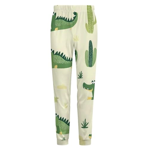 Alligators Cactus Men's Pajama Pants Lounge Pant Sleepwear PJ Bottoms4