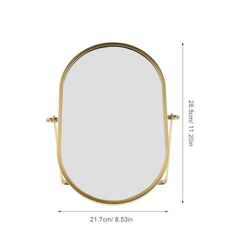 Miroir doré extra-large de table VICASKY pour maquillage précis - 8