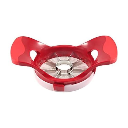 Amco dial-a-slice adjustable apple corer and slicer with 16 stainless steel blades