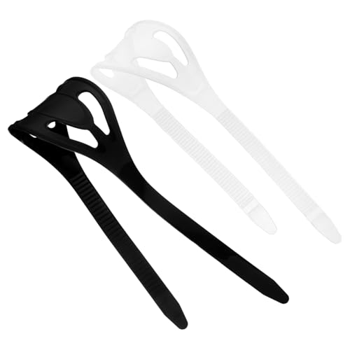 BESTonZON 2Pcs High Elasticity Silicone Diving Goggle Straps Comfortable Replacement Mask Accessory for Scuba Design Soft and Durable Material