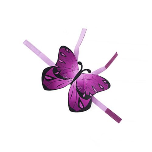 Disfraz alas de mariposa para gatos y perros, color morado