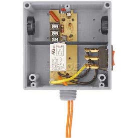 RIB T Style Relay RIBTU1S, Enclosed, Hi/Low Sep. 10A, SPST, 10-30VAC/DC/120VAC, Override