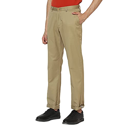 Image of Blackberrys Men's Cotton Slim Fit Casual Trousers