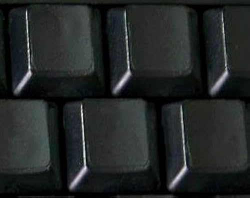 Blank Keyboard Stickers Non Transparent Black Background