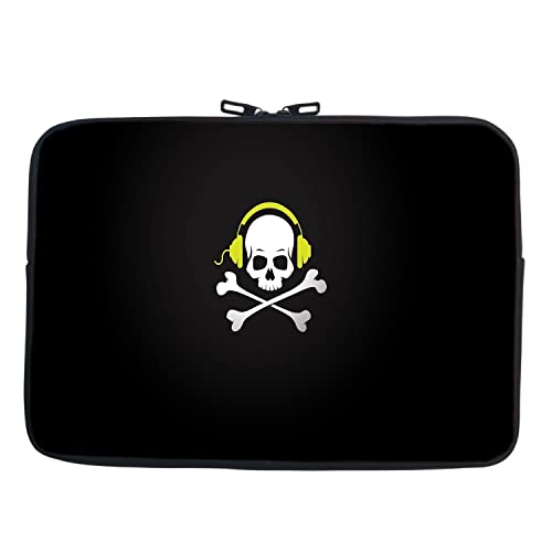 Image of TheSkinMantra Chain Laptop Sleeve Bag Compatible with Laptop /Macbooks /Chrombook /Notebook /Zbook (11.6 Inch (Chain), Danger)