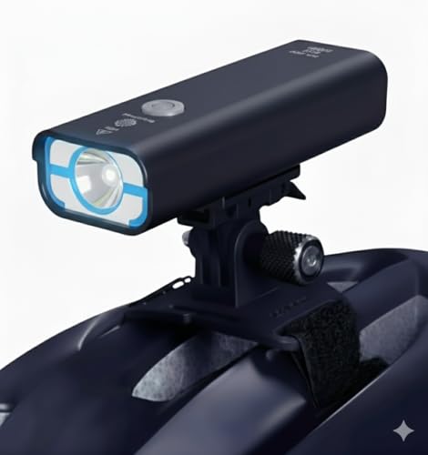 Bike Helmet Light, 8500 Lumens Bike Headlight...