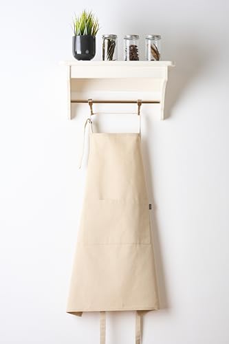Image of Uni Plain Apron Title - 100% Cotton Kitchen Apron For Women & Men | Uni Plain, (28 inch X32 inch) | Durable Apron with Spacious Pocket - Perfect Kitchen Set for Home or Professional Use