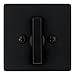 Kwikset 660 Contemporary Deadbolt Deadbolt Lock, Matte Black Square Exterior Keyed Front Entry Door, Pick Resistant SmartKey Rekey Security, Single Cylinder Dead Bolt