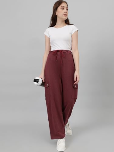 Image of KOTTY Women's Running Track Pants|Stretchy Lightweight Joggers with Side Pockets|Perfect for Exercise,Sports