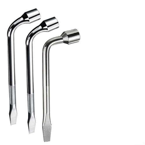 Sumsoctober Lot de 3 clés robustes pour écrous de roue 171921 mm
