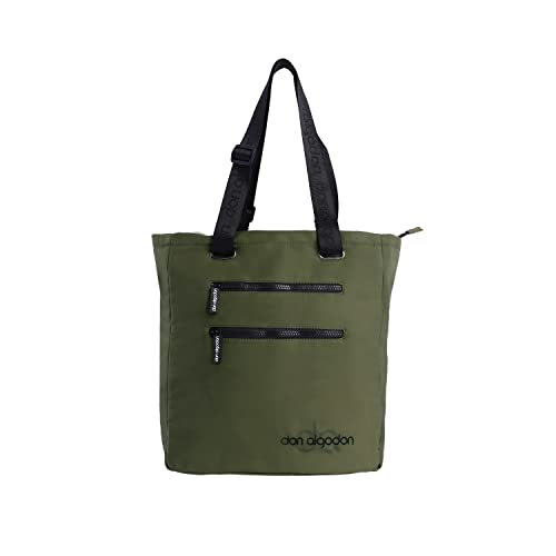 DON ALGODON - Bolso mujer - Bolsos de mujer - Bolso shopper mujer - the tote bag - organizador bolsos de mujer en el interior, Zoe Kaki DON ALGODON - Bolso mujer - Bolsos de mujer - Bolso shopper mujer - the tote bag - organizador bolsos de mujer en el interior, Zoe Kaki