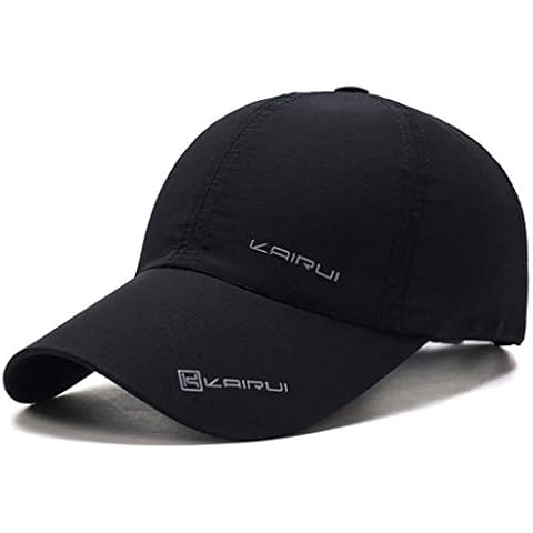 LAIFEKE Baseball Cap Unisex Quick-Drying Spots Hat Summer Outdoor UV Cap Lightweight Golf Cap (Black) Cover