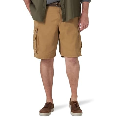 Lee Men's Belted Wyoming Cargo Shorts Cover