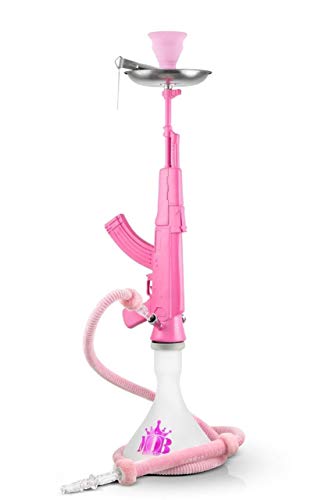 Mob Ak-47 Hookah – Sturdy And Durable Hookah Shisha For Any Party Or Event – Assembles In Minutes, Great Gift Idea (Pink) #TOP13