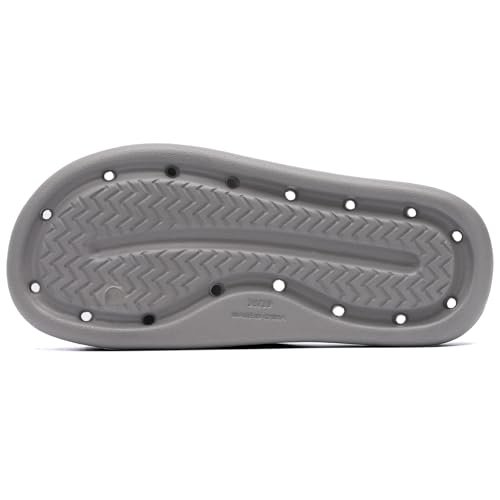Image of Arch Support Shower Shoes for Women and Men Quick Drying with Drain Holes Slide Sandals Soft Cushioned Anti-Slip Pool Slides Comfort Bathroom Shower Slides