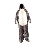 rockible Mummy Sleeping Bag Camping Sleeping Bag Lightweight Warm Winter Humanoid Sleep Bag Bear Shaped for Indoor Backpacking Travel, XL for 170 to185cm