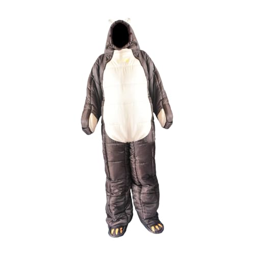 rockible Mummy Sleeping Bag Camping Sleeping Bag Lightweight Warm Winter Humanoid Sleep Bag Bear Shaped for Indoor Backpacking Travel, XL for 170 to185cm