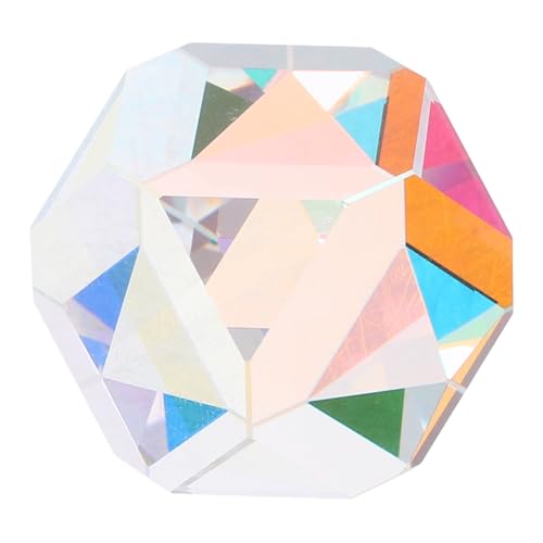 Healifty Science Teaching Optical Glass Prism Sun Catcher Photography Crystal Prism