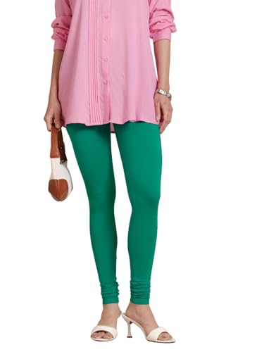 Image of TWIN BIRDS Tailored Cut and Classic Fit Super Stretchable Elastane Fabric Churidar Leggings for Women