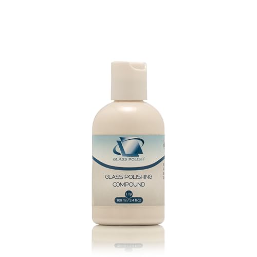 Glass Polish 14004 Glaspoliturpaste zum professionellen Polieren aller Glasoberflächen 1 2 Mikron 100 ml