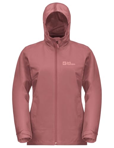 Jack Wolfskin Damen Moonrise 3in1 Jkt W, Red Ochre, XL EU