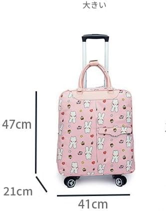 [HACYURI] バックパック ユニバーサルホイール付き 防水 4輪トロリーバッグ 旅行用スーツケース 男女兼用 キャンプ ビジネ